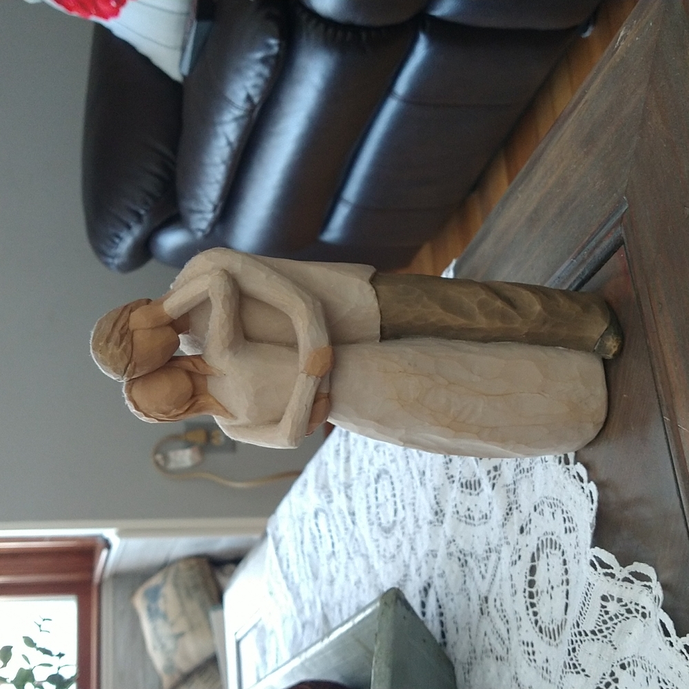 Willow tree together statue